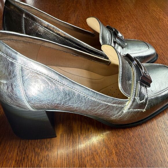 Alex Marie Silver Loafers - Picture 3 of 6